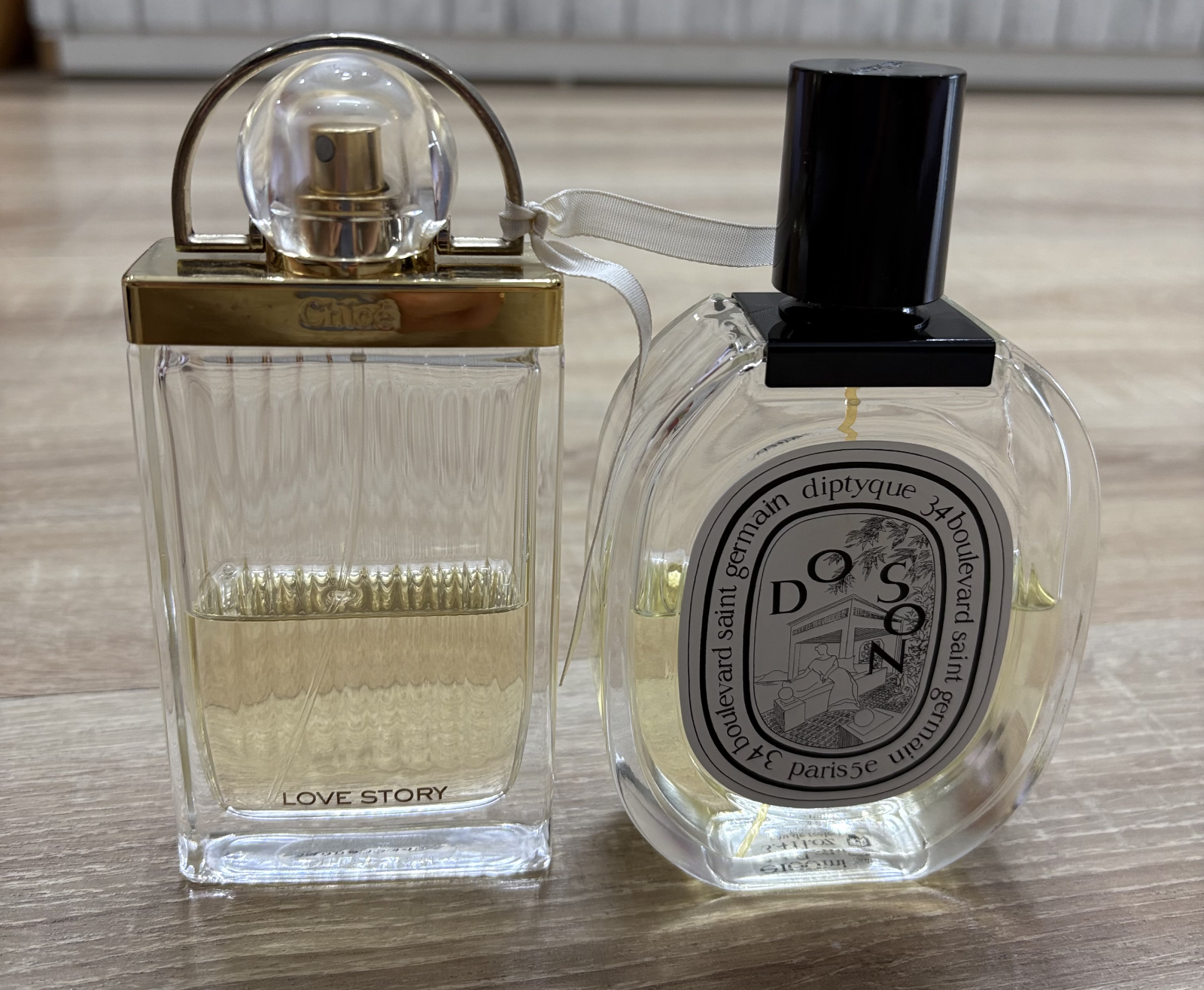 [팝니다] 딥디크 도손 오드퍼퓸 (100미리중 50미리정도 남음) /끌로에 러브스토리 오드퍼퓸 (75미리중 35미리정도 남음)